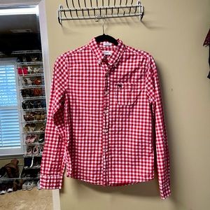 Boys Abercrombie XL size 16 red/white polo (fits like 14)